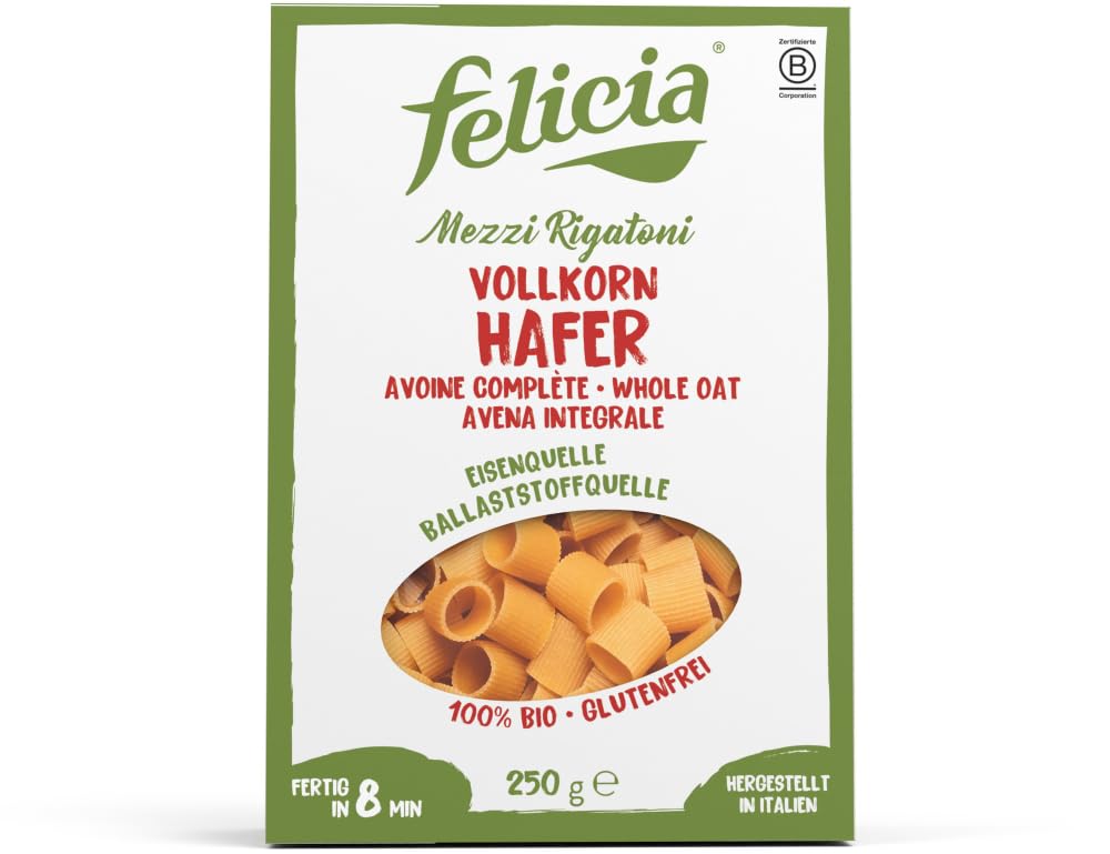 Felicia Bio Hafer Mezzi Rigatoni