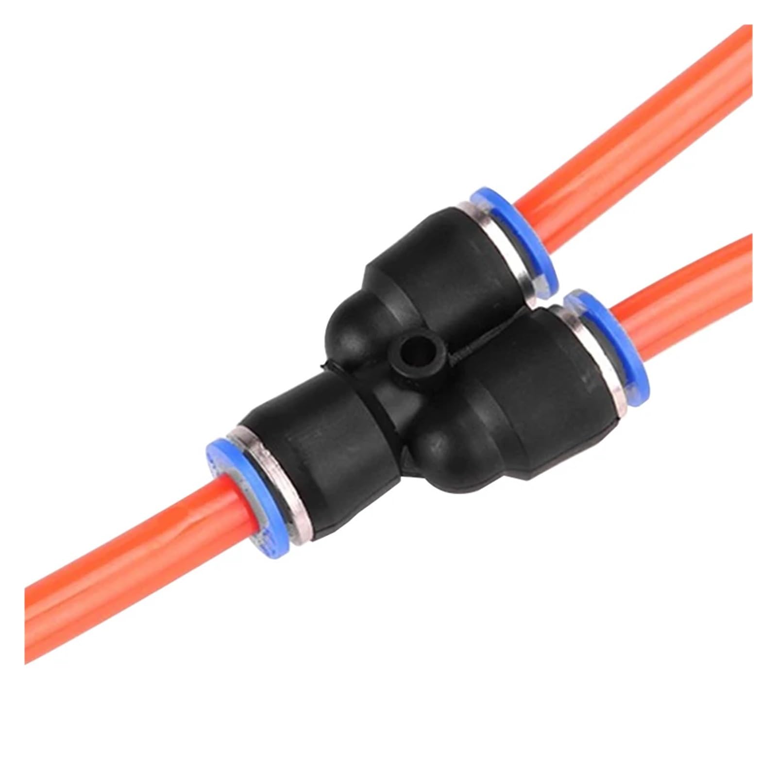 LEOTNNDQ Plastic Pneumatic Connector Pipe Fitting PY PW 4 6mm 8mm 10mm 12mm Y Shape Hose Fittings(PY-4)