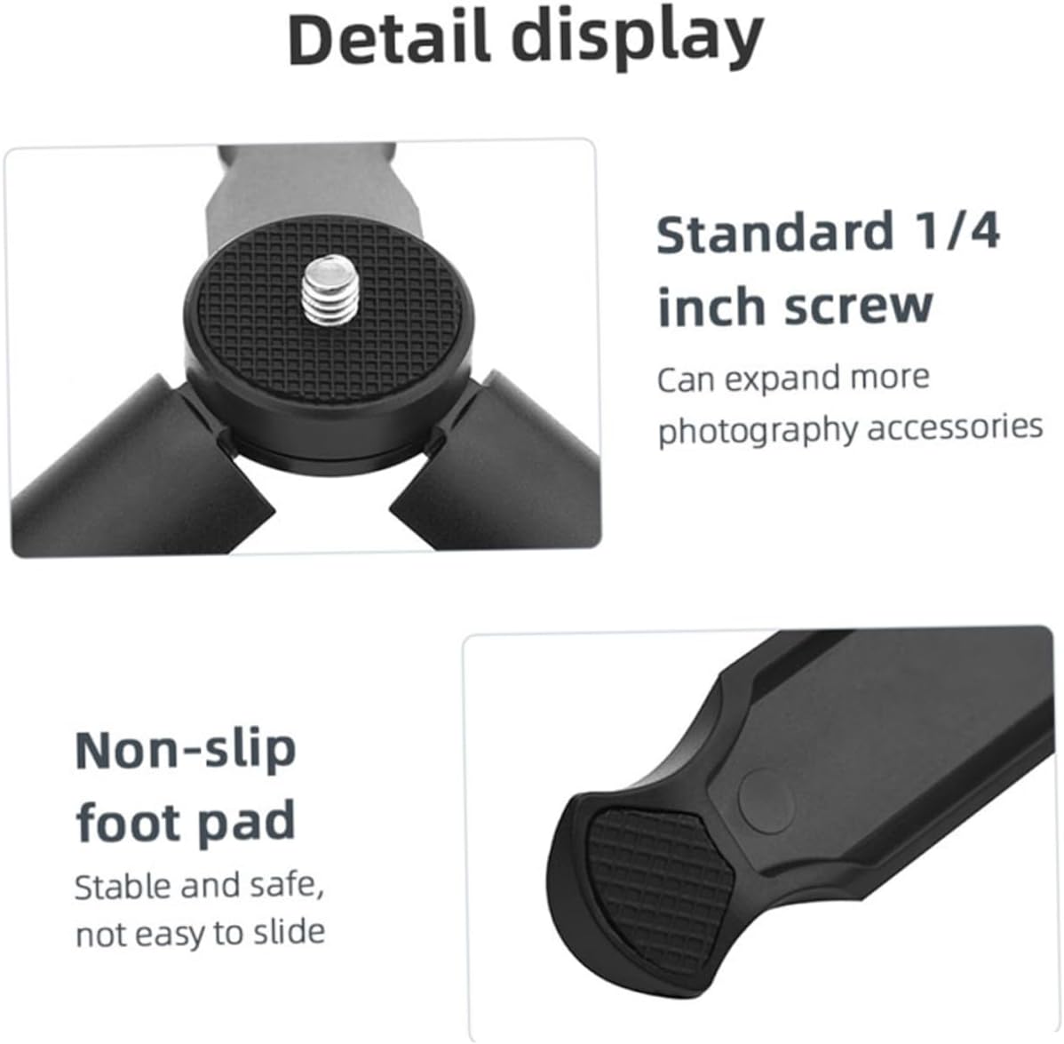 POPETPOP Smartphone Vlogger Kit 4pcs Adjustable Tripod LED Fill Light Phone Holder for Live Streaming Video Calls Vlogging