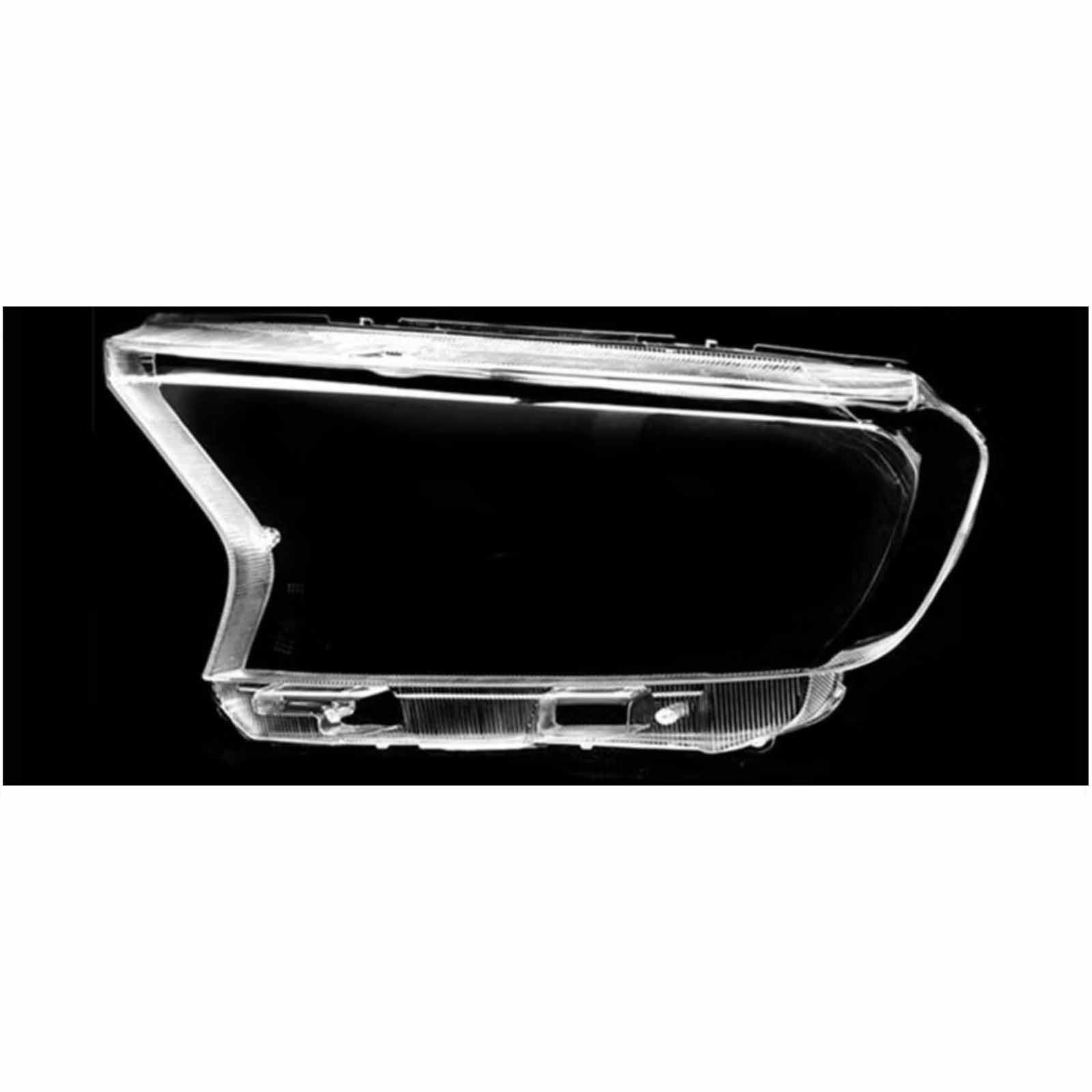 Car Headlight Lens Cover for Ford Everest 2016-2020, Replacement Car Front Lampshade Headlamp Shell Mask Lamp Hoods Cover,Left