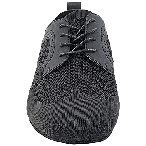 Men's Ballroom Latin Salsa Sneaker Dance Shoes Black Knit Mesh & Man-Made Nubuck Upper Sero107Bbxeb Comfortable - Very Fine 11.5 M Us [Bundle Of 5] #TOP2