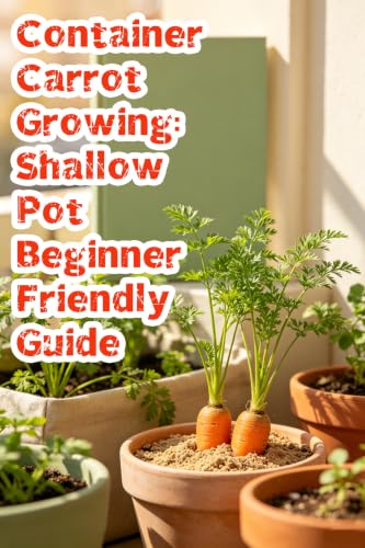 Container Carrot Growing: Shallow Pot Beginner Friendly Guide