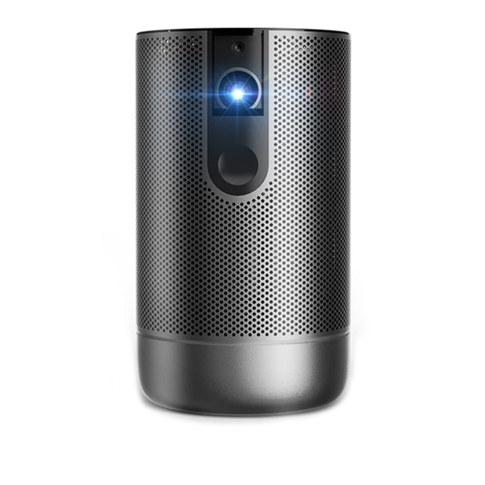 PQZKLDP Smart DLP Mini Projector, 1080P 2.4G / 5G Wireless projectorFull HD Android (2G + 32G/16G) Video Support 4K 3D Game Beamer, Portable Projector with Wi-Fi and Bluetooth Speaker