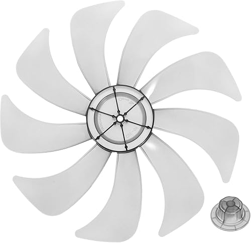 Miniatura 10 de LIFKOME Hoja de ventilador de 14 pulgadas, 7 hojas, repuesto de aspas de ventilador eléctrico, parte de ventiladores de metal, accesorios para