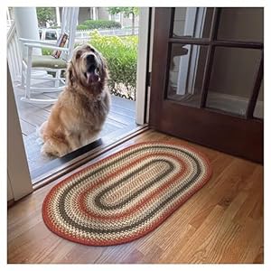 Homespice Chester Red Braided Rugs 27x45 Oval Country Style Rugs for Your Home Homespice Chester Red Braided Rugs 27×45 Oval Country Style Rugs for Your Home