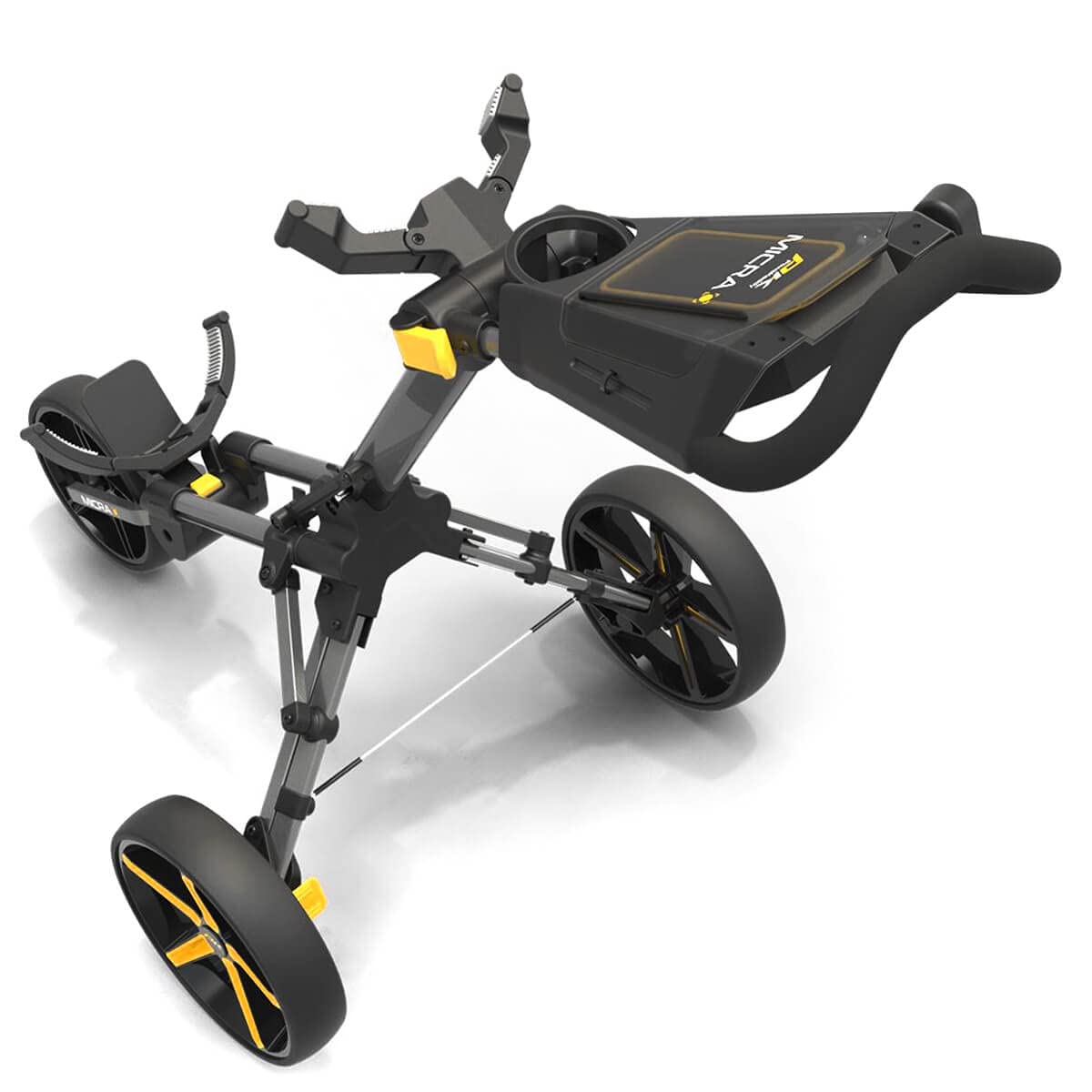 PowaKaddy Micra - Carrello da golf compatto, leggero, pieghevole, unisex