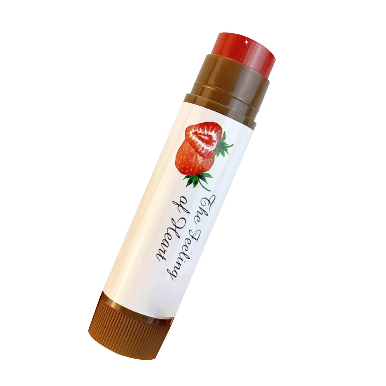 VESNIBA Fruit Flavored Lip Balm With Moisturizing Nourishing And Fading Lip Lines Properties. It Also Provides Hydration And Colorless Lip Balm With Subtle Lip Tints. Case Make up (B, One Size)