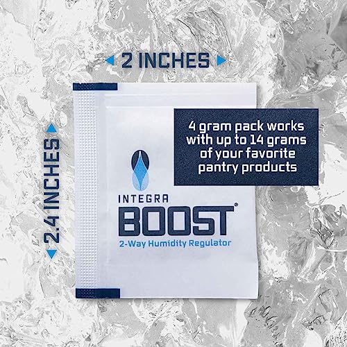 Integra Boost 55% RH Level - 4 Gram Size - Two-Way Humidity Control Pack - Incl. Replacement Indicator Cards - Food Storage & Herbs Moisture Balancer for Up to 1/2 oz (Pack of 50) by Integra Boost - Used condition - Image 4