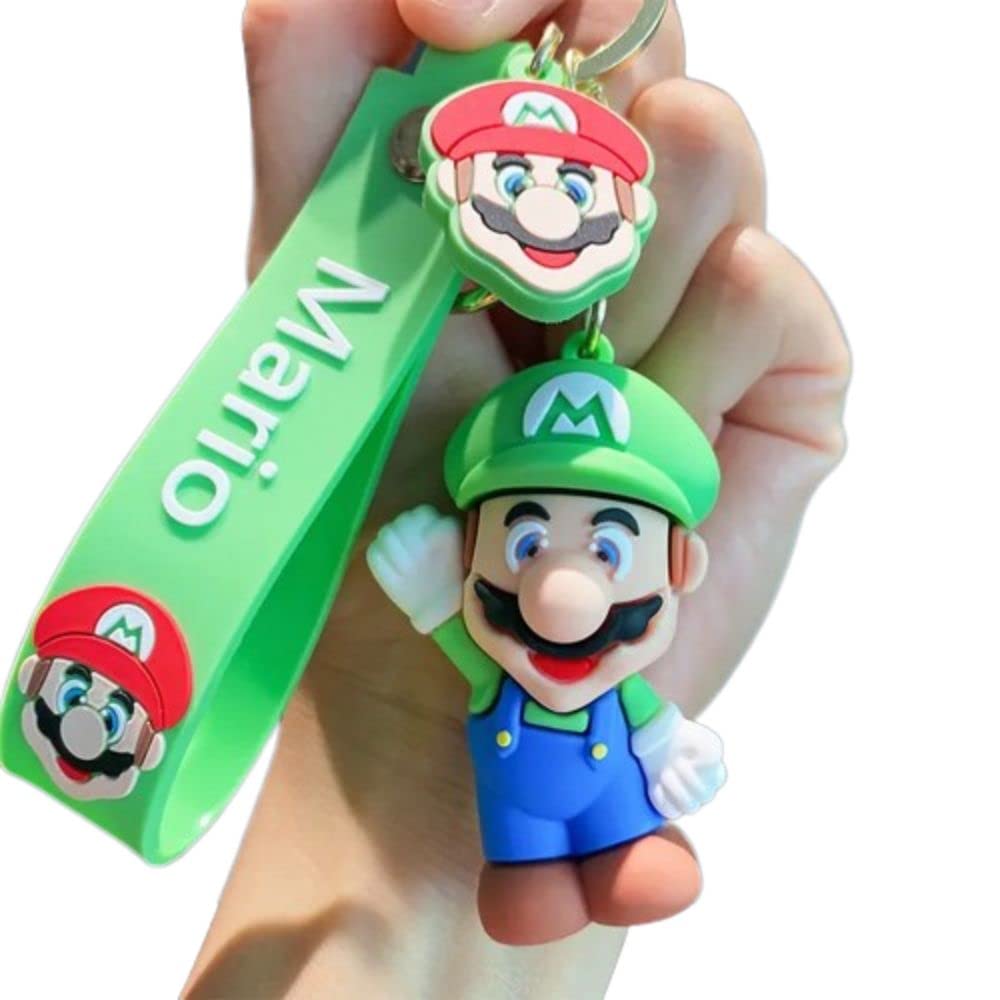 YOMNA Cute Keychain, Cartoon Anime Keychain, Action Figure Keyring Cute Cartoon Figure Pendant Model Dolls Kids Gift Toy- (Super Hero)