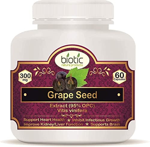 BETTBiotic Natural Grape Seed Extract - Grapeseed Capsule - 60 Veg Capsules