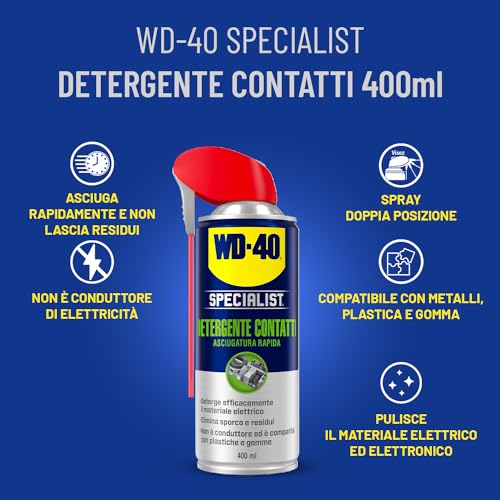 WD-40 Detergente contatti elettrici formato 400 ml Linea - SPECIALIST - 2