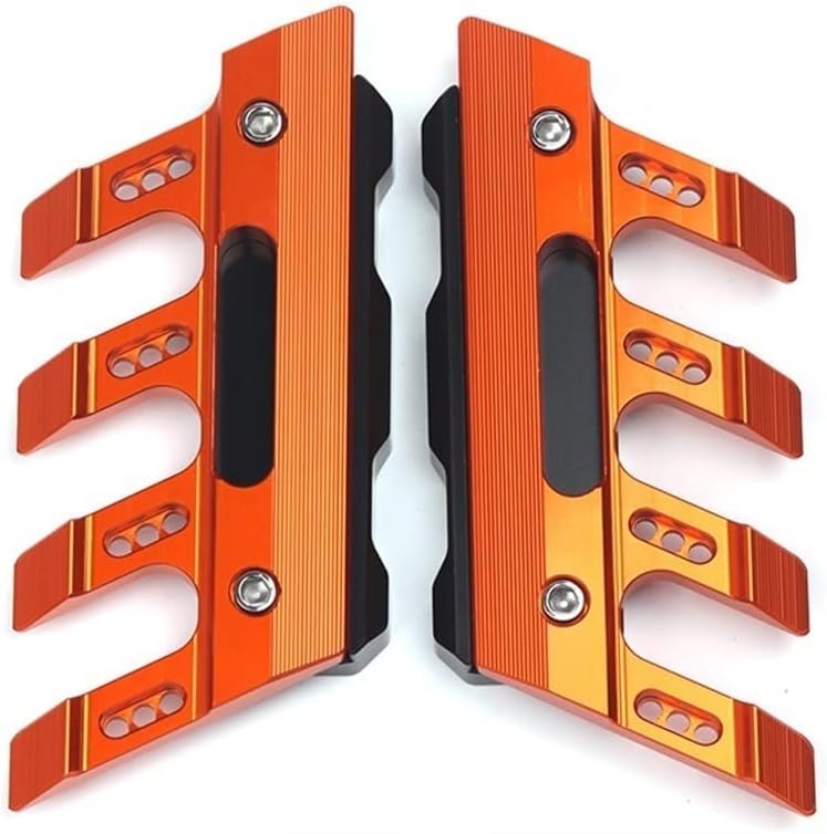 SCUUBE for Yamaha MT 09 Tracer MT09 MT-09 Motorcycle Mudguard Front Fork Protector Guard Block Front Fender Slider Accessories Motorcycle Accessories (Color : Orange)