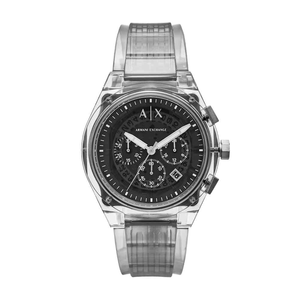 ARMANI EXCHANGE Sync Armbanduhr – Chronograph, Quarz, Grau