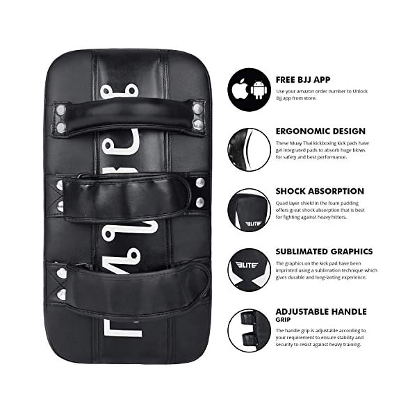 Elite-Sports-Muay-Thai-Kickboxing-Pads-MMA-Knee-and-Elbow-Target-Kicking-Strike-Shield-Pair-for-Martial-Arts Elite Sports 2 Pcs Muay Thai Kickboxing Pads MMA Knee and Elbow Target Kicking Strike Shield Pair for Martial Arts (White)