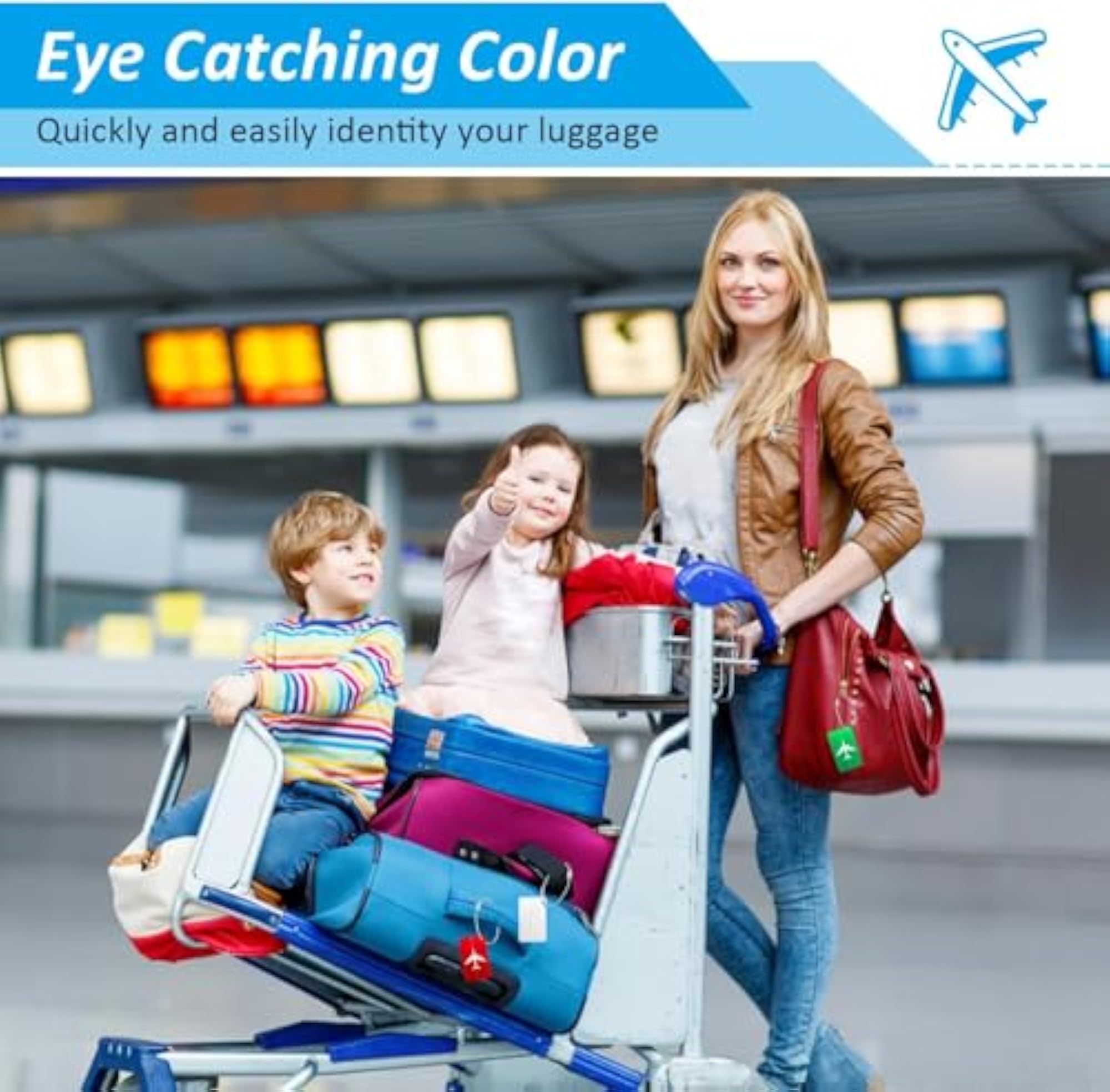 Hammer Luggage Tag for Suitcases with Name ID Card