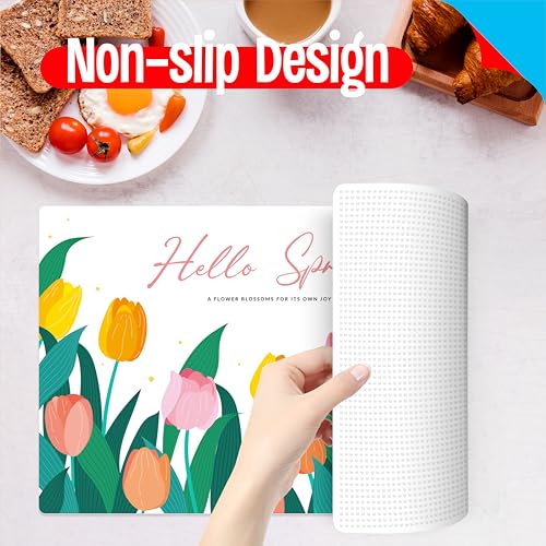 Sets de table de Pâques antidérapants pour protéger la table des enfants pendant les fêtes