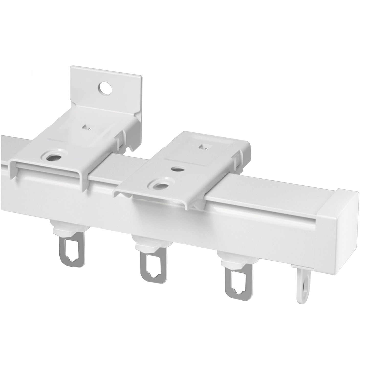 Rail de rideau de plafond en aluminium robuste coulissant pour salon