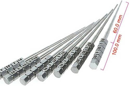 Miniatura 4 de 4 piezas de bobina de acero inoxidable Jig 0.059 in-0.138 in Micro Coil Jig Wick Wire Coil DIY herramienta herramienta de bobinado