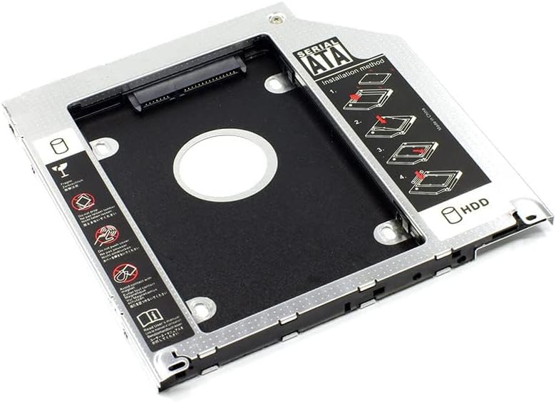 Miniatura 2 de 2 SATA HDD SSD Disco Duro DVD CD ROM Óptico SuperDrive Caddy Marco para Unibody MacBook MacBook Pro 13 15 17 Early Mid Finales de 2008 2009 2010