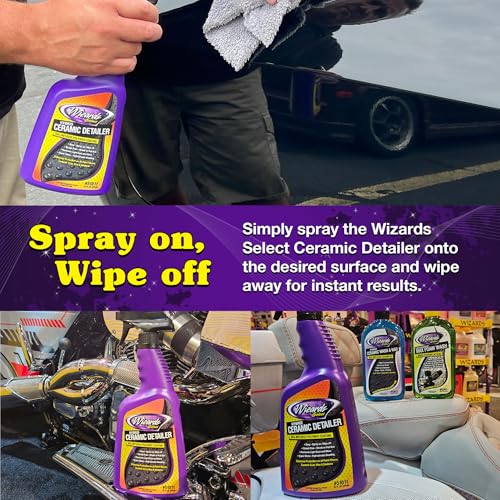 Wizards Select Hybrid Quick Ceramic Detailer Spray 22 fl oz miniatura 4
