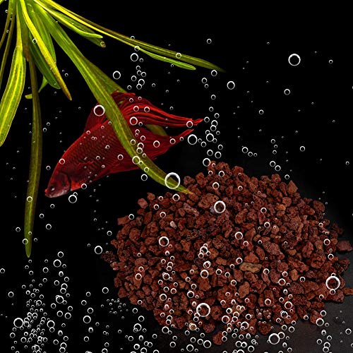 cloudbox Acquario Pietra lavica - Minerale Naturale Acquario Vulcano Roccia Pietra lavica Serbatoio di Pesce Materiale filtrante Batteri Coltivazione Paesaggio con Borsa a Rete - Image 3