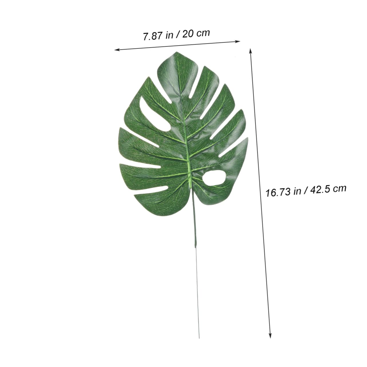 STOBAZA 60pezzi Foglie Artificiali Di Monstera Verde Confezione Da Decorazioni Per Casa e Giardino Per Composizioni Floreali e Atmosfere Tropicali