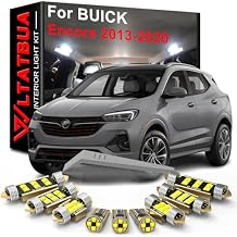 LED Interior Light Kit Package Replacement for BUICK Encore 2013 2014 2015 2016 2017 2018 2019 2020, Super Bright 6000K White