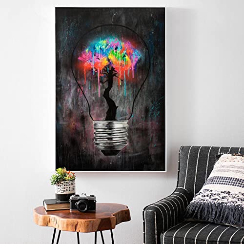 Images d'art de rue modernes et peintures abstraites d'art de graffiti sur toile