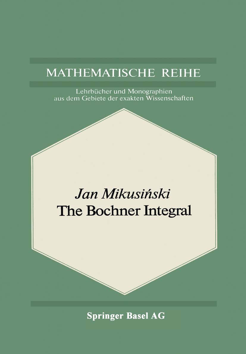 Buy The Bochner Integral — BookShops.in