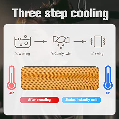 5Pcs Cooling Towel For Outdoor-Sweat Rag & Towel For Gym, Running, Workout, Golf, Yoga & Camping. Cool Cold Towel For Neck.microfiber Ice Towel For Hot Weather-Neck Cooler For Quick Cool Down #TOP2