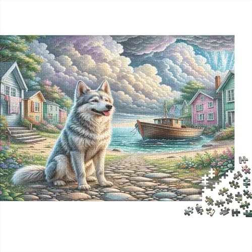 🌸Buon regalo: il Lakeside spitz puzzle finito misura 38x26cm/1000pcs una volta completato. I migliori regali per ragazzi e ragazze dai 14 anni in su per compleanni o festività (Natale, Halloween, Ringraziamento, ecc.)