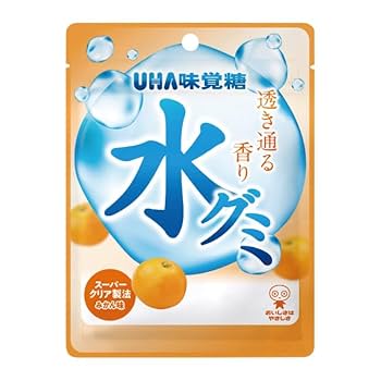 Amazon | UHA味覚糖 水グミ みかん 40g×10個 | UHA味覚糖 | グミ