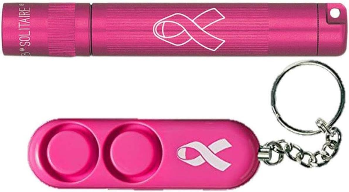 Solitaire LED Flashlight with SABRE Personal Alarm