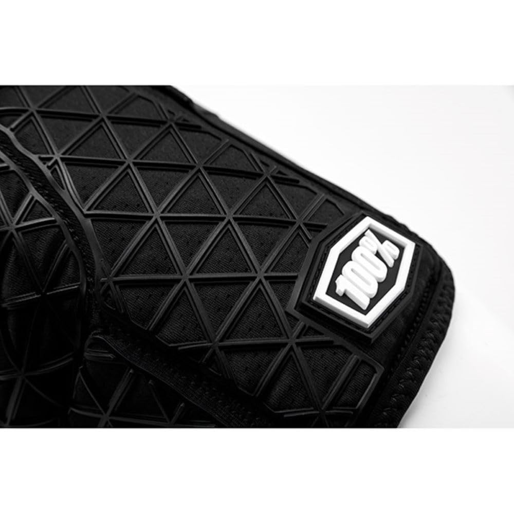100% PROTECCIONES Surpass Knee Guards M Rodillera, Adultos Unisex, Black (Negro)