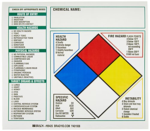 Brady 99425 NFR Label pour l'organisation de vos espaces de stockage