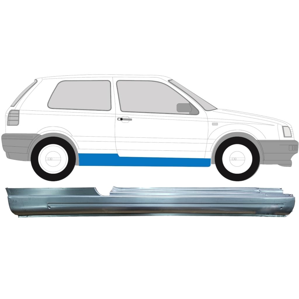 Voll schweller für Volkswagen Golf 3 1991-1998 / Rechts