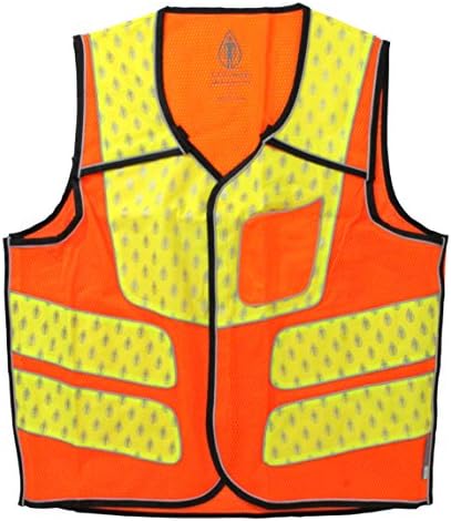 COUMIEE Hi-Viz Tear-Away Class II Safety Vest C200 - Large