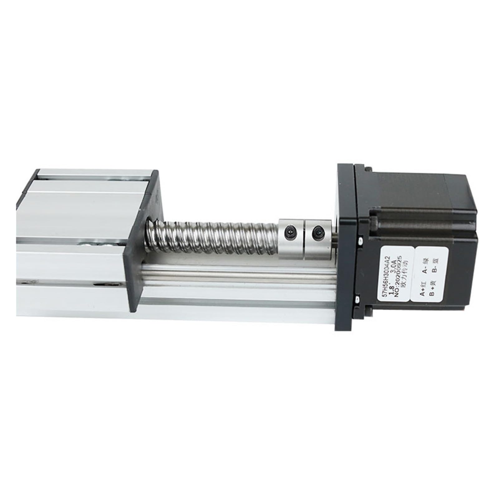 Guide lineari, Vite A Ricircolo di Sfere con Guida Lineare SFU1204 1605 C7 con Motore Passo-Passo for Parti del Router CNC Fai-da-Te Fase Lineare XYZ per Macchine CNC(SFU1605,100mm)