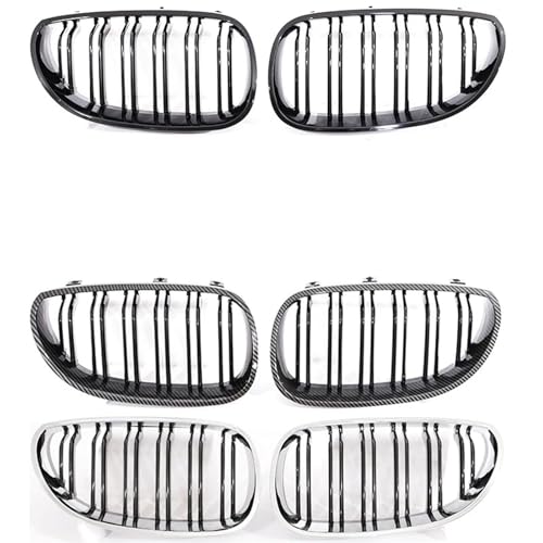 Calandra delantera de riñón negro brillante para parachoques BMW E60 E61 M5 5