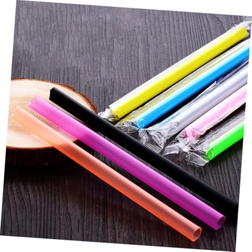 Pitillos desechables coloridos Beaupretty 200 pcs miniatura 5