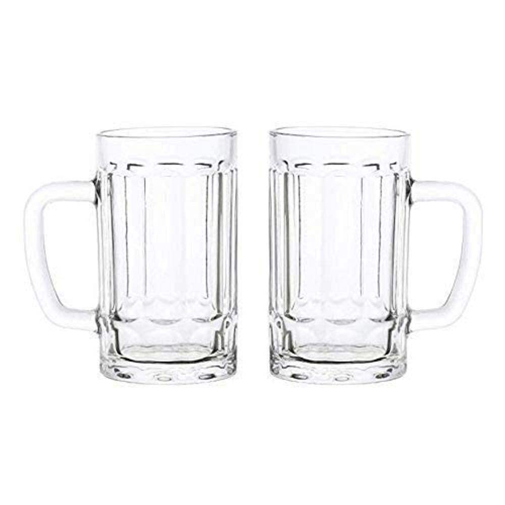 Crystal Clear Beer Mugs - Set of 2 -3