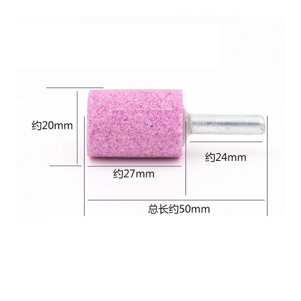 Polier- und Schleifkopf Rotierendes Werkzeug Rad Kopf polierte, Metall, Holz Werkzeug, rechtwinklig Rad mit 16 mm Griff (Color : White, Size : 30mm)