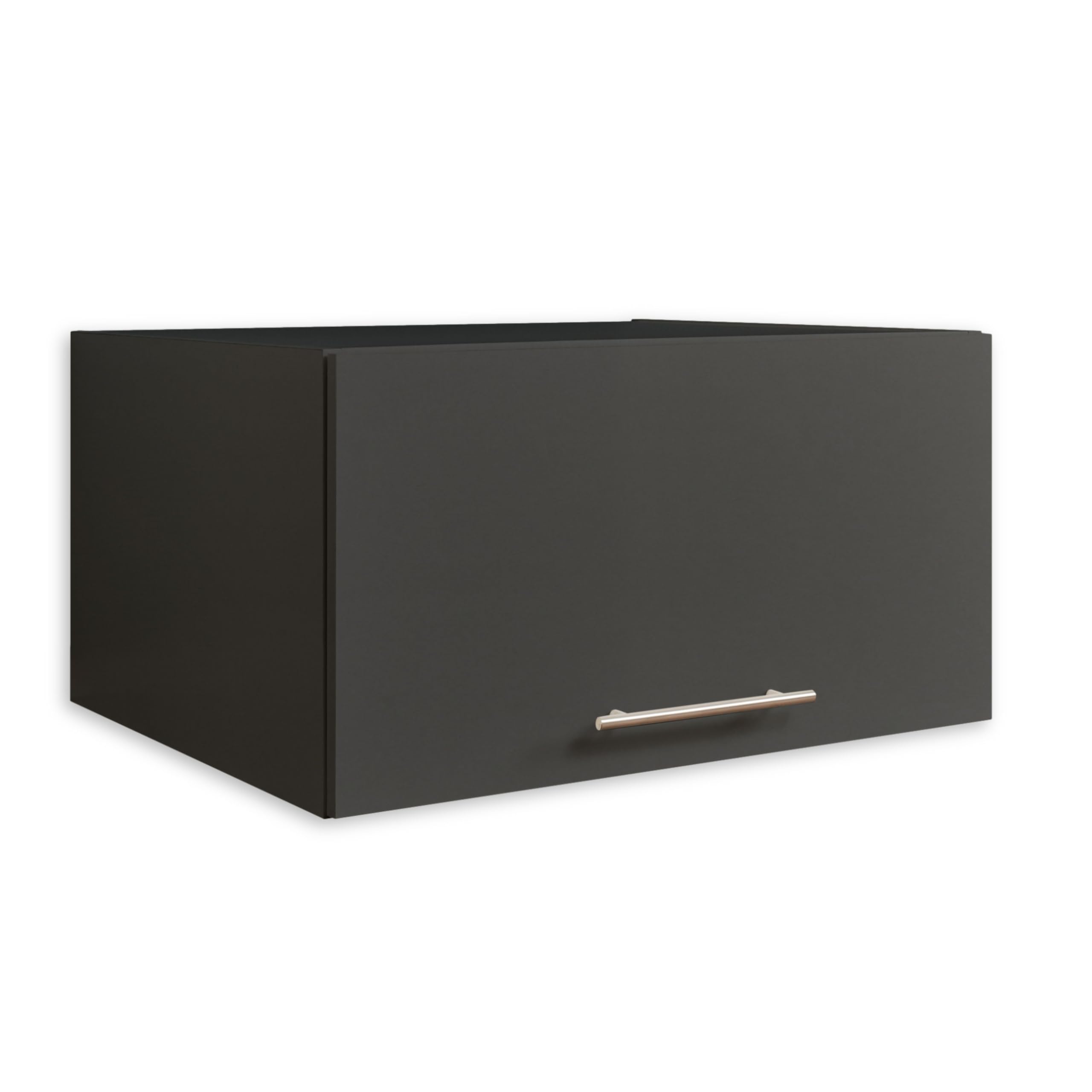LAUNDREEZY Zestaw do szafki na pralkę, antracyt – szafka nablatowa zapewnia dodatkowe miejsce do przechowywania w pralni – 67,5 x 38 x 67,5 cm (szer. x wys. x gł.)