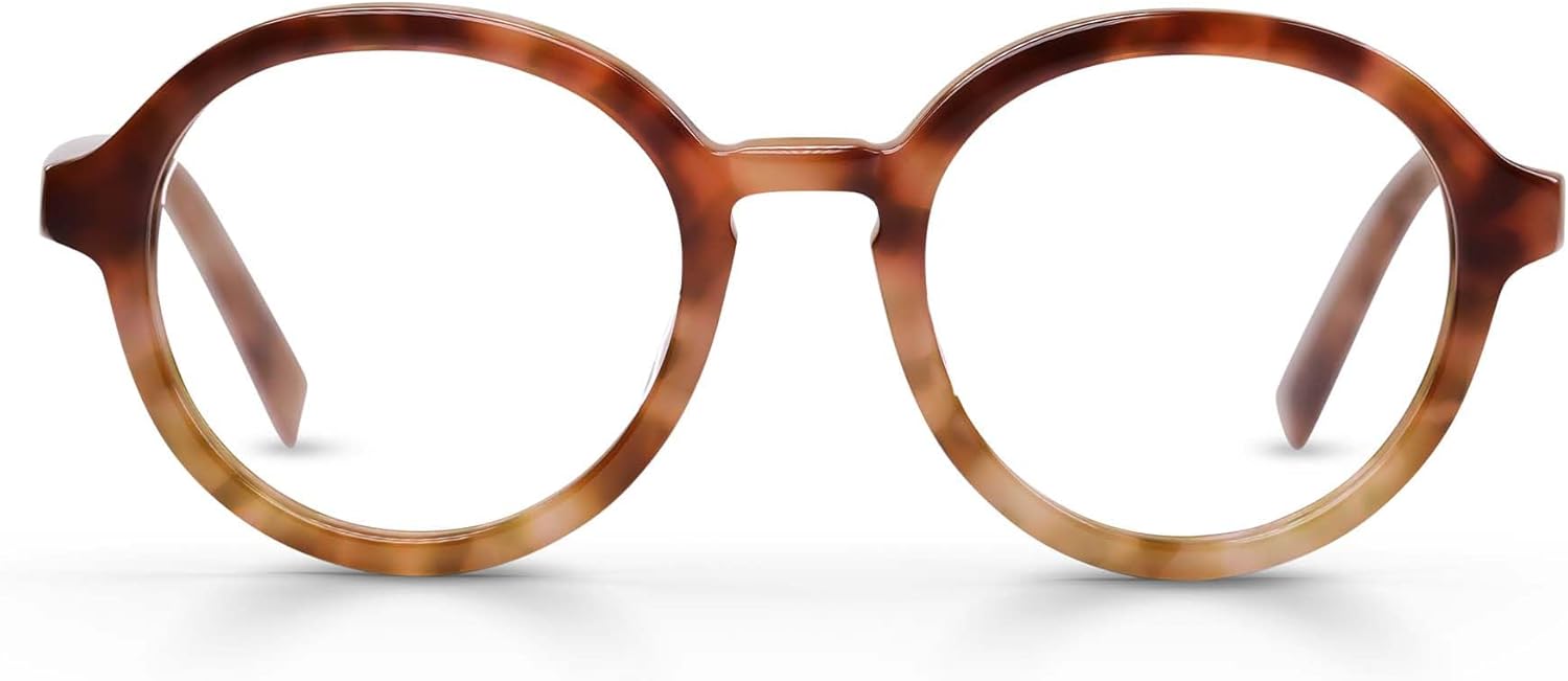 eyebobs Roko Voko | Premium Reading Glasses for Men and Women | Round Frame for Average Faces | Available in Sizes 0.00-4.00