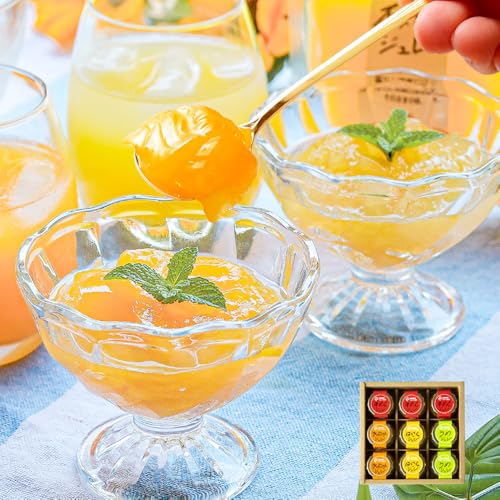 【通常】 ギフト プレゼント 無添加 スイーツ フルーツゼリー みかん 詰め合わせ (9個, おすすめ)