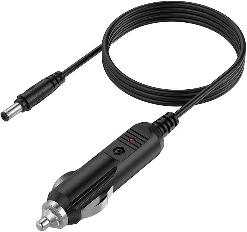 DKKPIA Car DC Adapter for Sirius XACT Radio XTR7CK vehick JETBEAM DDR30 Torch LED Flashlight Iview 950PDTV 9" Portable LCD TV RadioShack PRO-90 Radio Scanner Power Supply Cord Cable Charger