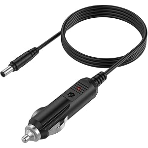 DKKPIA Car DC Adapter for Cobra XRS-9345 XRS-9400 XRS-9430 XRS-9440 XRS-9530 XRS-9540 XRS-9600 XRS-9630 Detector Auto Vehicle Boat RV Cigarette Lighter Plug Power Supply Cord