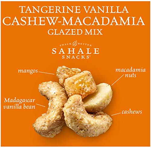 Sahale Snacks Tangerine Vanilla Cashew Macadamia Glazed Mix, 4 Ounces (Pack Of 6) #TOP2