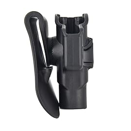 M&P Shield 9mm Holster, OWB Paddle Holster fit 3.1 Barrel M&P Shield Plus 9mm/40, M&P 9mm/40 Shield 2.0, Adjustable Cant Gun Holster with Fast Release - Right Handed