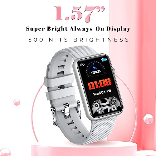 Image of GIZMORE Slate 1.57 inch AOD Display | AI | Sports Modes | SpO2, BT Calling Smartwatch (Gray)
